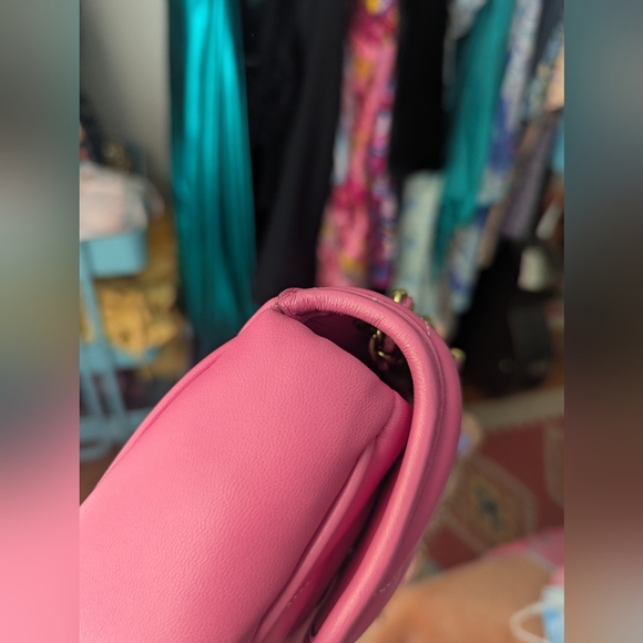 COACH Pillow Madison Shoulder Bag With Quilting in Petunia - Picture 15 of 16